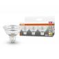 Preview: 3er Pack OSRAM GU5.3 LED MR 16 Strahler 6,5W wie 50W 120°-Abstrahlwinkel 2700K warmweißes Licht 12V